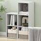 HOMLUX 2-Cube Open Shelf Bookshelf in White, , large