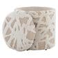 LumiSource Tahoe 18" Shag Storage Ottoman in Beige, , large