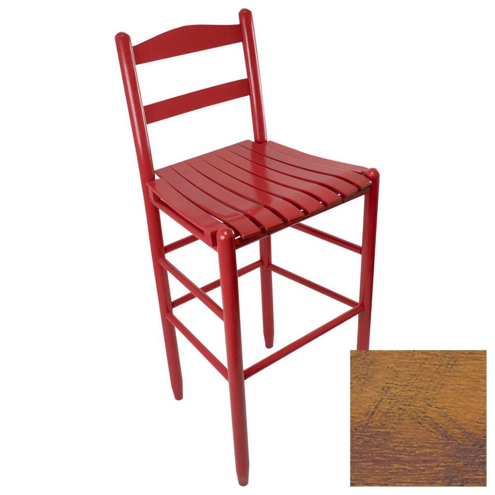 Lakeside Penrose Ladderback Barstool in Woodleaf Hickory, , large
