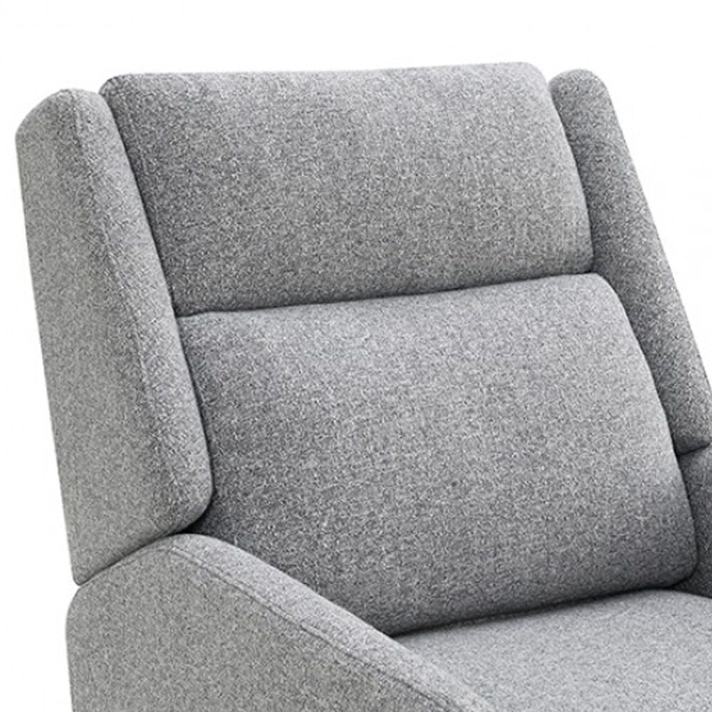 Furniture of America Psyche Push Back Recliner in Gray, , large