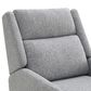 Furniture of America Psyche Push Back Recliner in Gray, , large