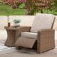 Ashley Laguna Heights Patio Push Back Recliner in Beige, , large