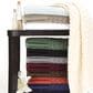Timberlake Lavish Home Chevron 100% Cotton 6 Piece Towel Set, , large