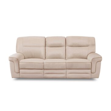 Oxford Furniture Power Reclining Sofa with Power Headrest in Madras Taupe, , large