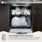 LG 24" Built-In Pocket Handle Dishwasher with 3rd Rack in PrintProof Stainless Steel, , large