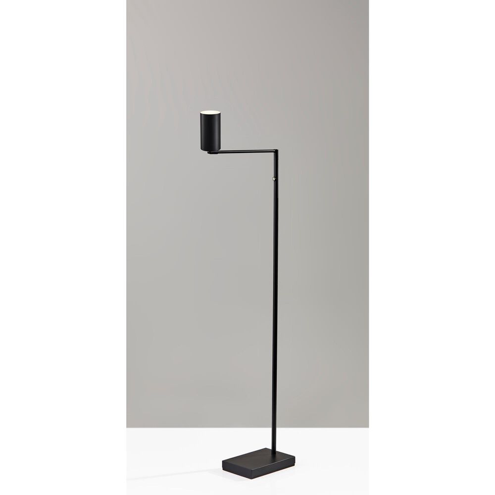 Adesso Colby LED Floor Lamp in Black, , large