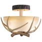 Vaxcel Lodge 3-Light Semi Flush Mount in Noachian Stone, , large