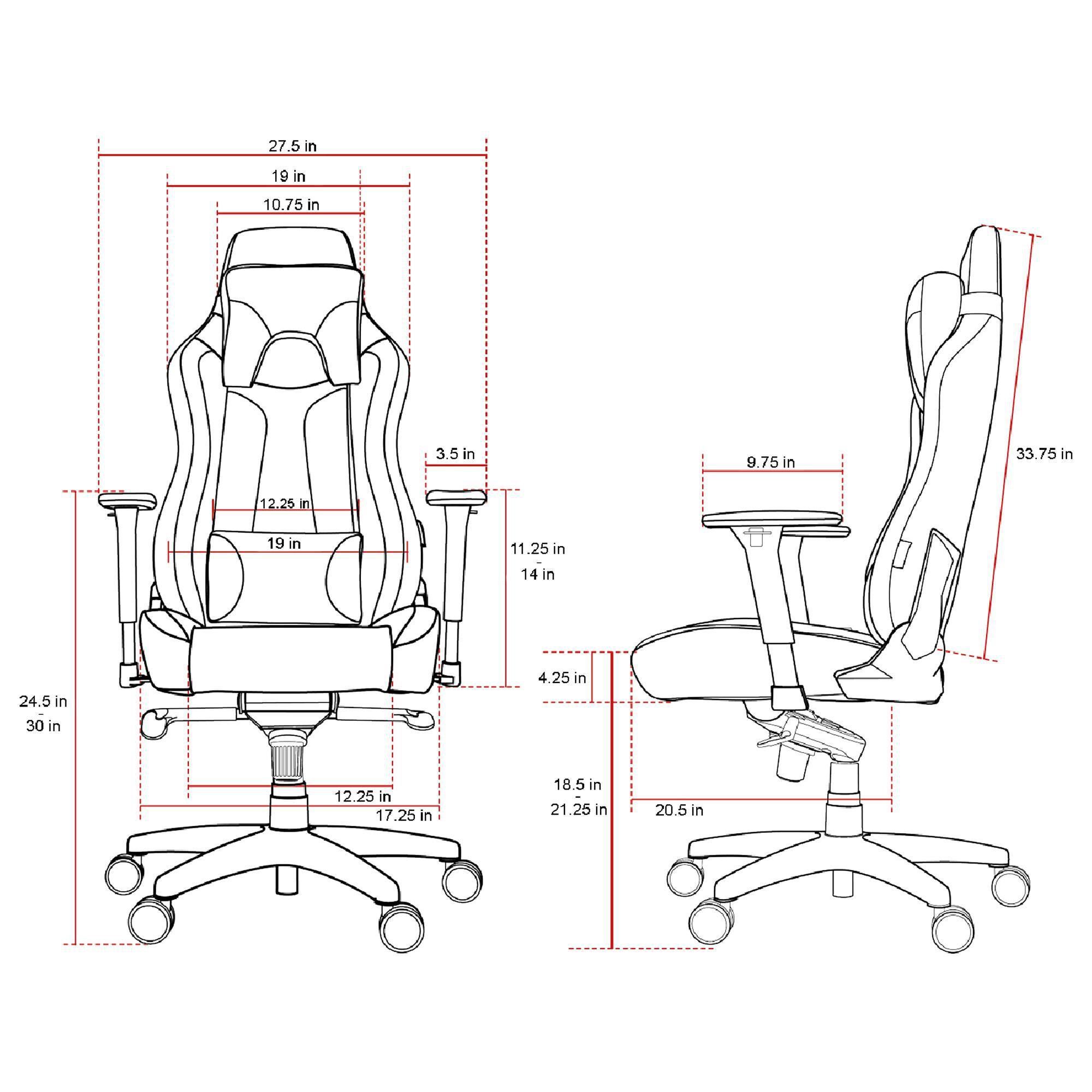 Arozzi Vernazza Premium Upholstery Soft Fabric Ergonomic Computer