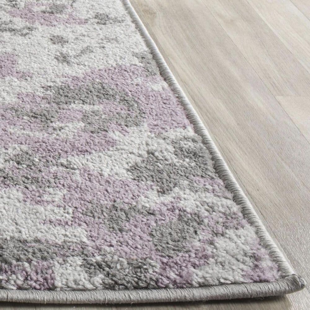 Safavieh Adirondack ADR115M 2&#39;6&quot; x 12&#39; Light Grey and Purple Runner, , large