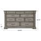 Nicolette Home Madison Ridge 10 Drawer Dresser in Madison Ridge Gray, , large