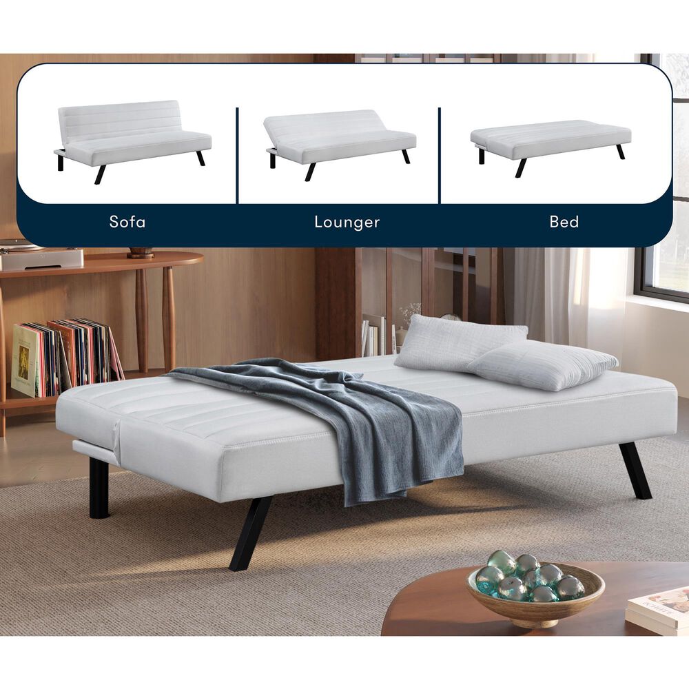 Lifestyle Solutions Dakota Convertible Sofa in Ivory, , large