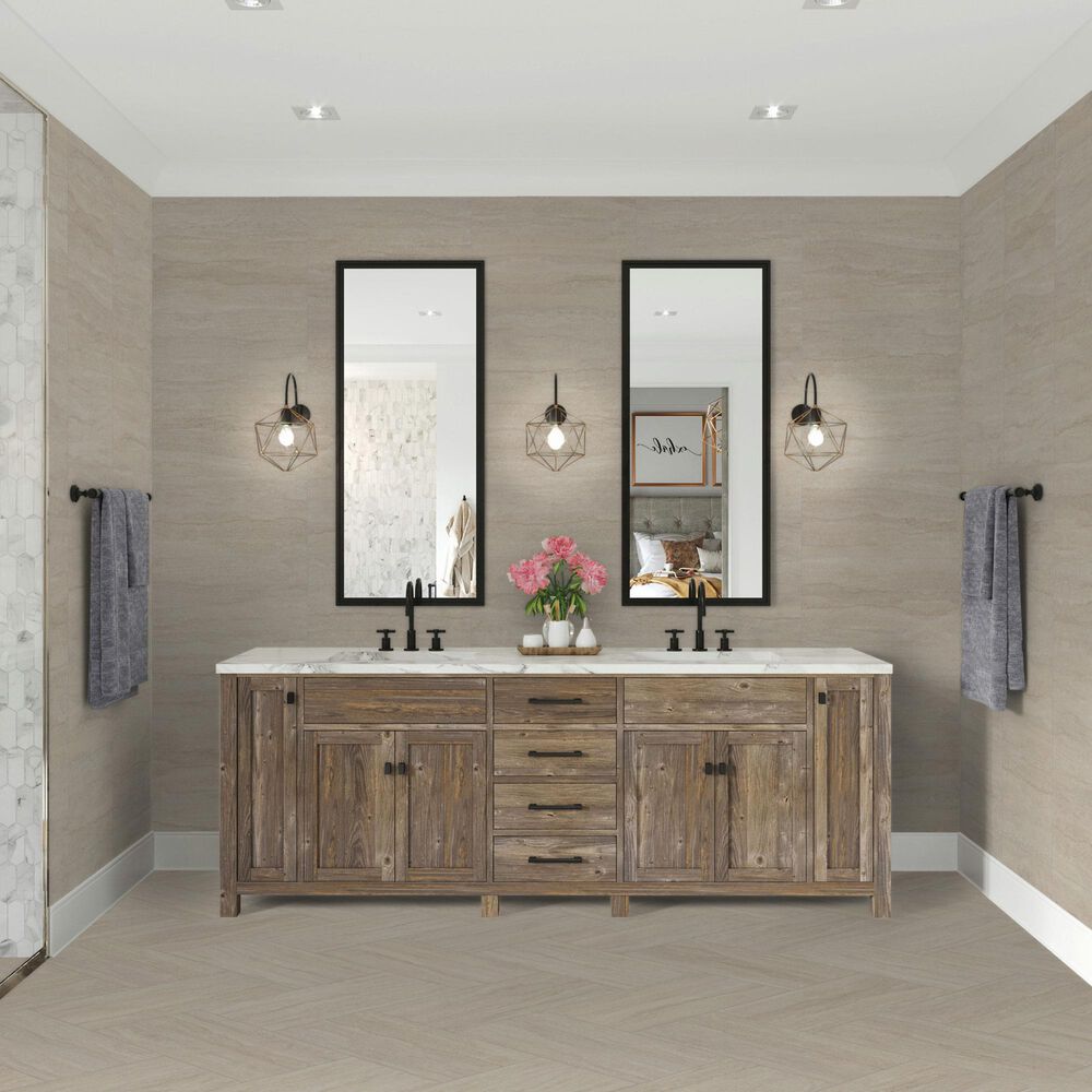 Dal-Tile Haddonstone Dawn Rectangle Vein Cut 12" x 24" Matte Porcelain Tile, , large