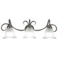 Vaxcel Bella 3-Light Bathroom Vanity Fixture in Brushed Nickel, , large