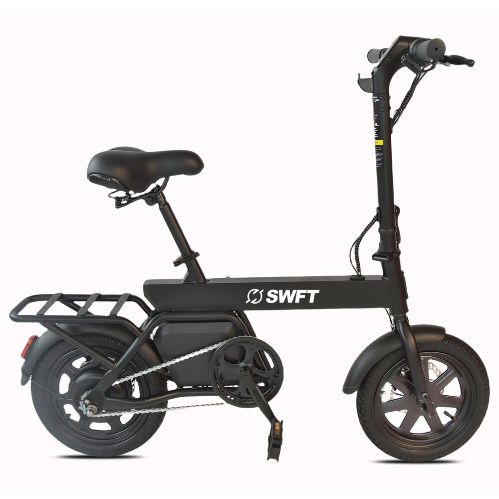Swift E-Bikes BX Folding Electric Bike in Black, , large