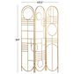 Maple and Jade Room Divider Screen in Matte Gold, , large