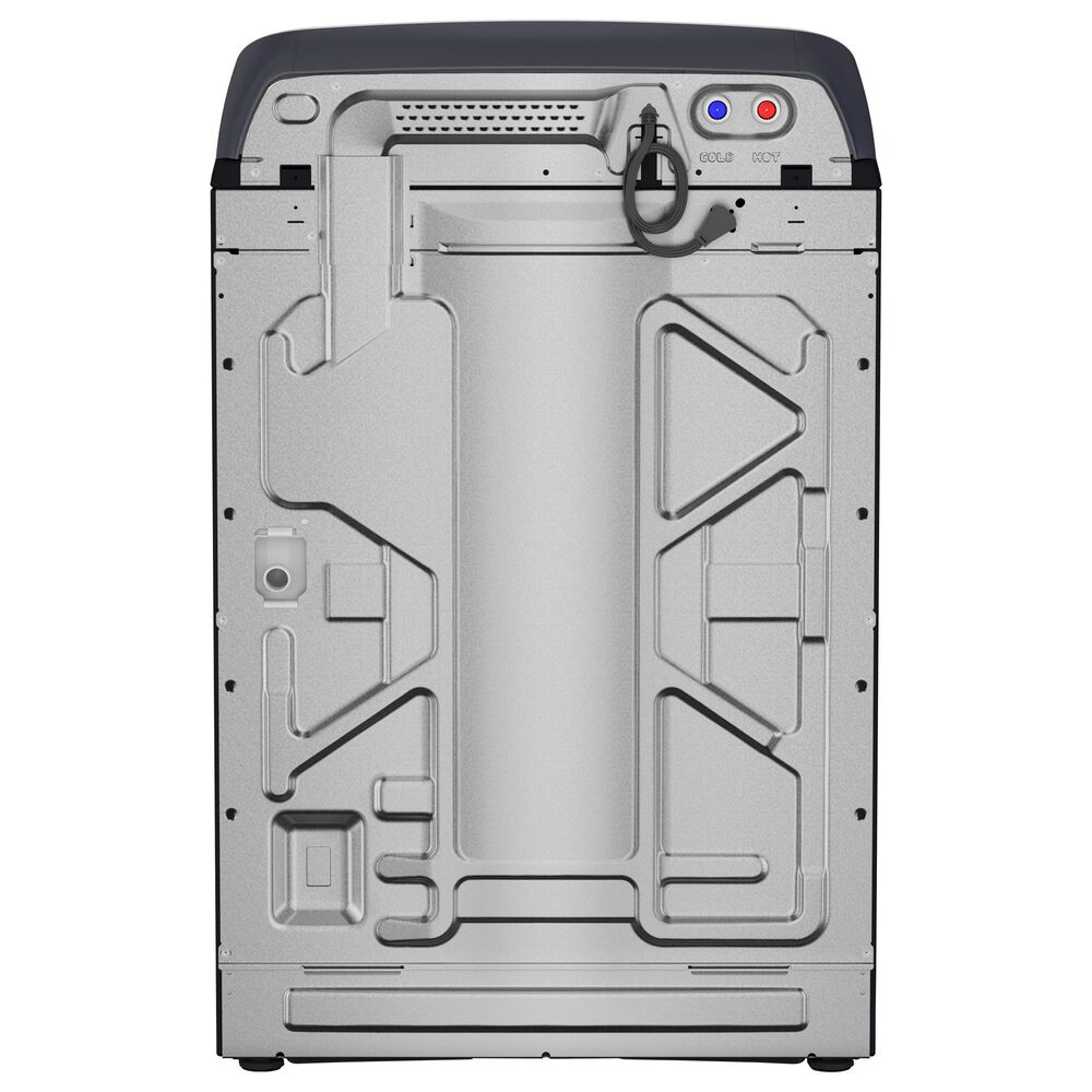 Maytag 5.3 Cu. Ft. Smart Pet Pro Top Load Impeller Washer and 7.4 Cu. Ft. Electric Smart Top Load Dryer Laundry Pair in Midnight Steel, , large