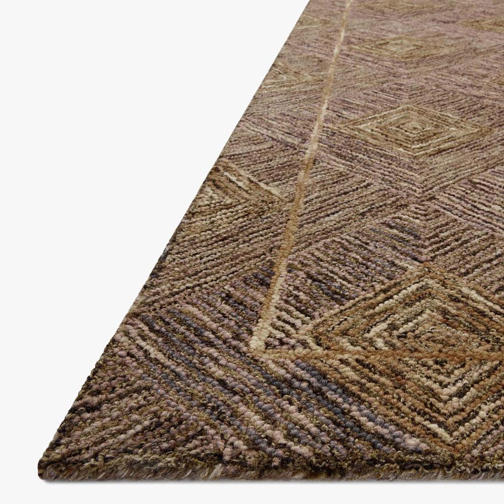 Loloi II Varena 2&#39;6&quot; x 7&#39;6&quot; Plum and Gold Runner, , large