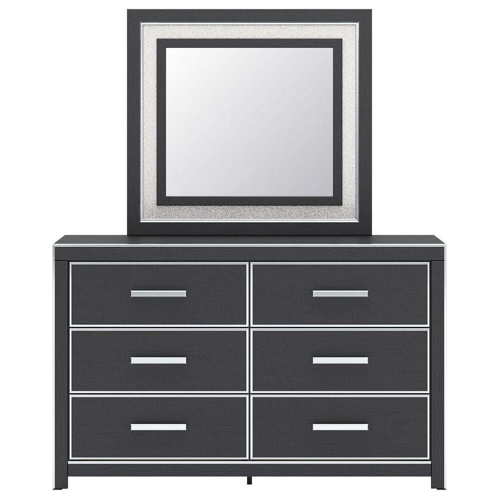 Ashley Zuraleus 4-Piece King Upholstered Platform Bedroom Set in Matte Black, , large