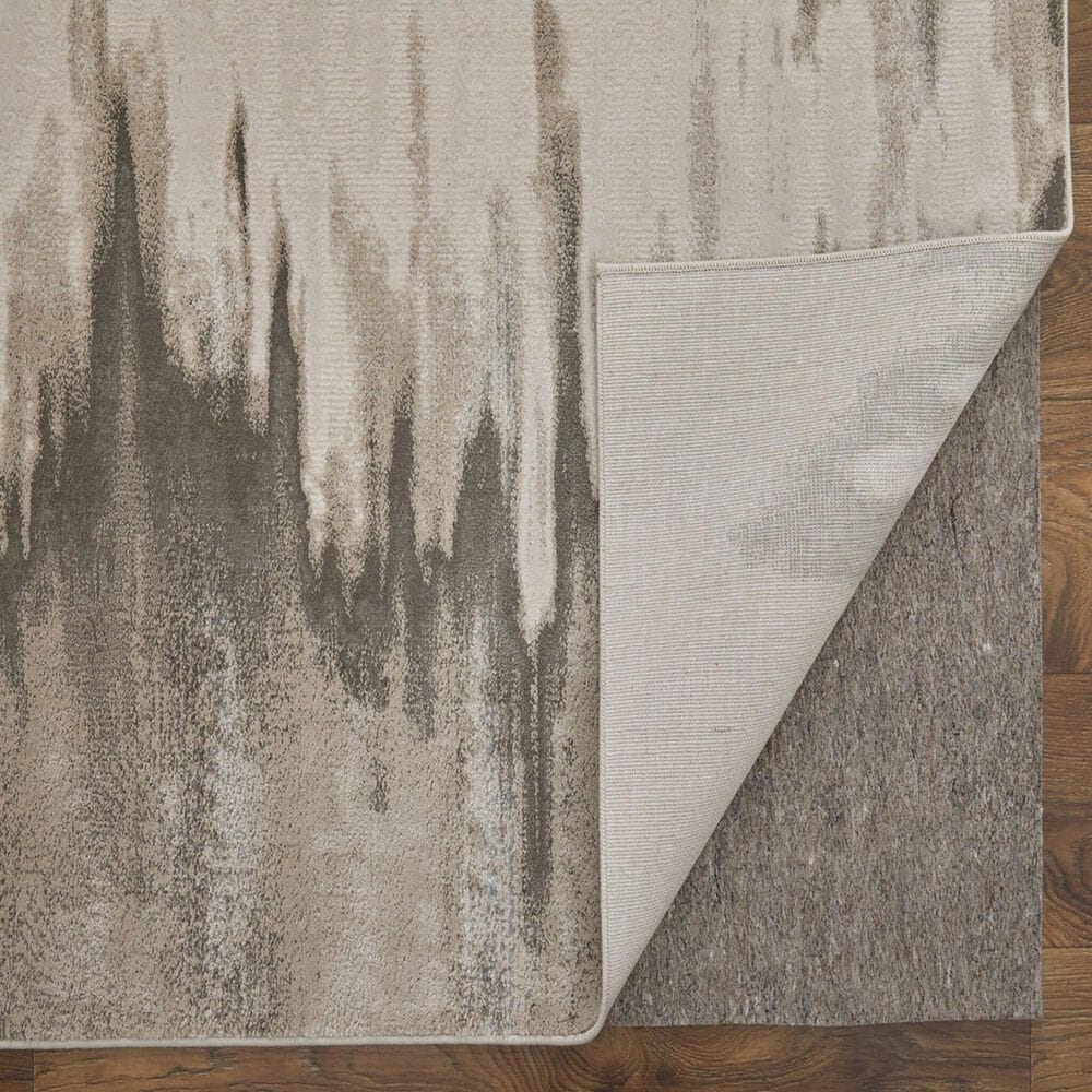 Feizy Micah 39LQF 12&#39; x 18&#39; Ivory and Silver Area Rug, , large