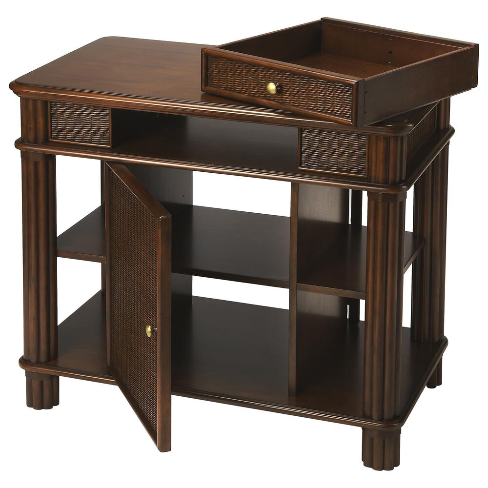 Butler Falmouth Kitchen Island in Dark Brown, , large