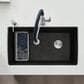 Blanco Diamond Super Single Bowl Kitchen Sink in Coal Black, , large