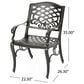 Hearth and Haven Chachere 5-Piece Outdoor Dining Set in Bronze, , large