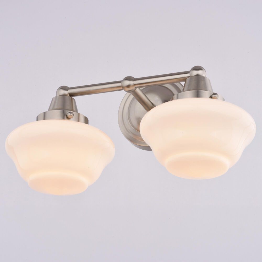 Vaxcel Eastgate 2-Light Bathroom Vanity in Satin Nickel, , large