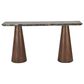 HOME TRENDS & DESIGN Vista Console Table in Lava and Dark Oak, , large