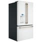 Cafe 27.8 Cu. Ft. French Door Refrigerator Energy Star with Hot Water Dispenser in Matte White and Brushed Bronze, , large