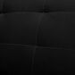 HOMLUX 65" Futon Sleeper Sofa Bed with Adjustable Backrest and Cup Holders in Black, , large