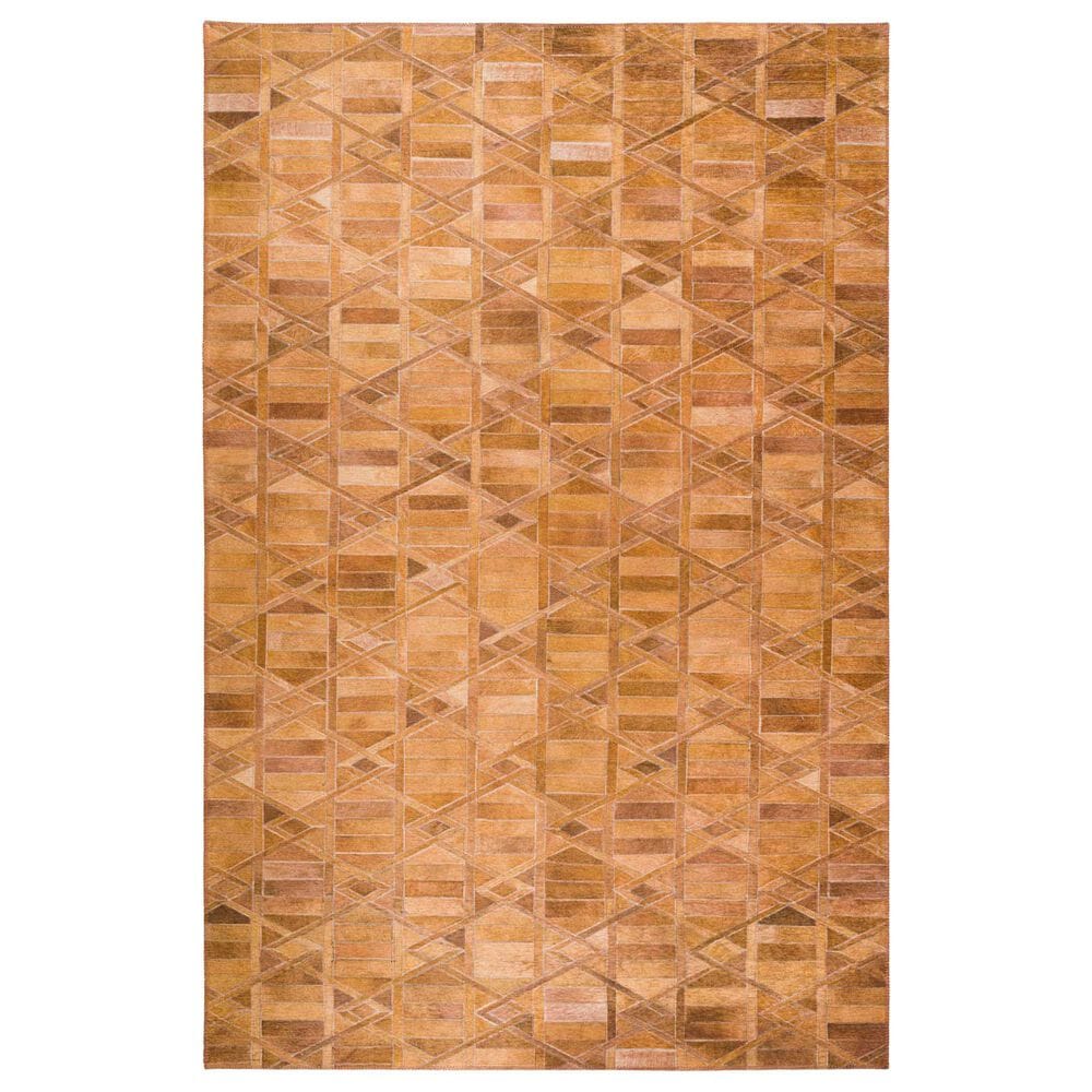 Dalyn Rug Company Durango Geometric 2"3" x 7"6" Spice Indoor/Outdoor Runner, , large