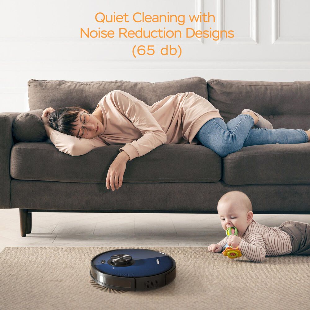 HOMLUX Smart L7 Robot Vacuum Cleaner and Mop in Black, , large