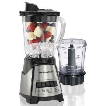 Hamilton Beach 2-in-1 Blender and Chopper Black-SS, , large