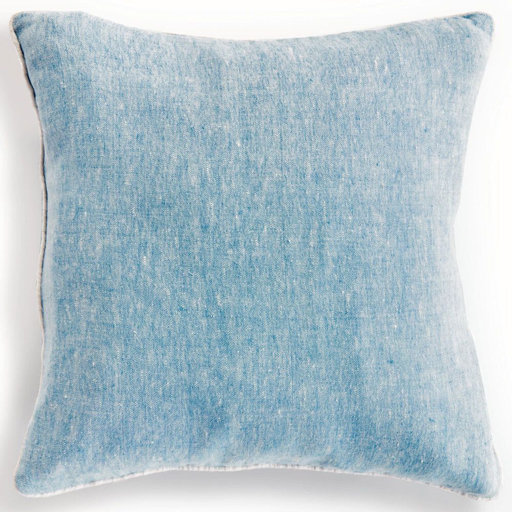 Napa Home and Garden Lane 20&quot; x 20&quot; Throw Pillow in Blue and Ivory, , large