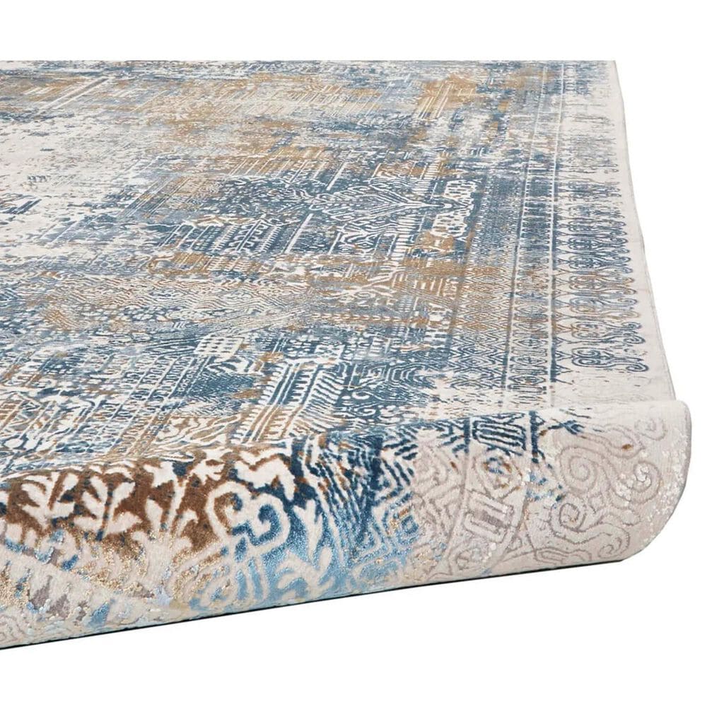 Feizy Cadiz 3890F 13&#39; x 20&#39; Blue and Gray Area Rug, , large