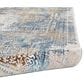 Feizy Cadiz 3890F 13" x 20" Blue and Gray Area Rug, , large
