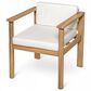 Hearth and Haven 7-Piece Outdoor Dining Set with Beige Cushions in Light Teak, , large