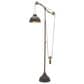 Maple and Jade Industrial Floor Lamp in Black and Copper, , large