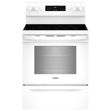 Whirlpool 5.3 Cu. Ft. Energy Star Electric Range with Air Cooking Technology in White, , large