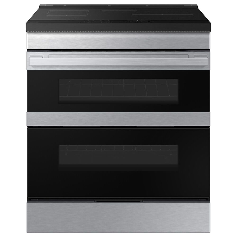 Samsung Bespoke Bespoke 6.3 Cu. Ft. Smart Slide-In Induction Range with Flex Duo in Stainless Steel, , large