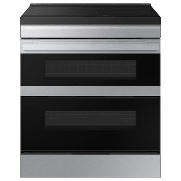 Samsung Bespoke Bespoke 6.3 Cu. Ft. Smart Slide-In Induction Range with Flex Duo in Stainless Steel, , large