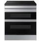 Samsung Bespoke Bespoke 6.3 Cu. Ft. Smart Slide-In Induction Range with Flex Duo in Stainless Steel, , large