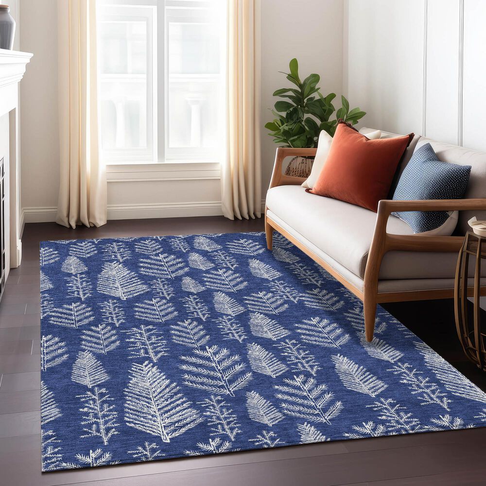 Dalyn Rug Company Wonderland WN21 3&#39; x 5&#39; Navy Indoor/Outdoor Area Rug, , large