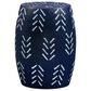 Ashley Genemore Ceramic Stool in Navy and White, , large