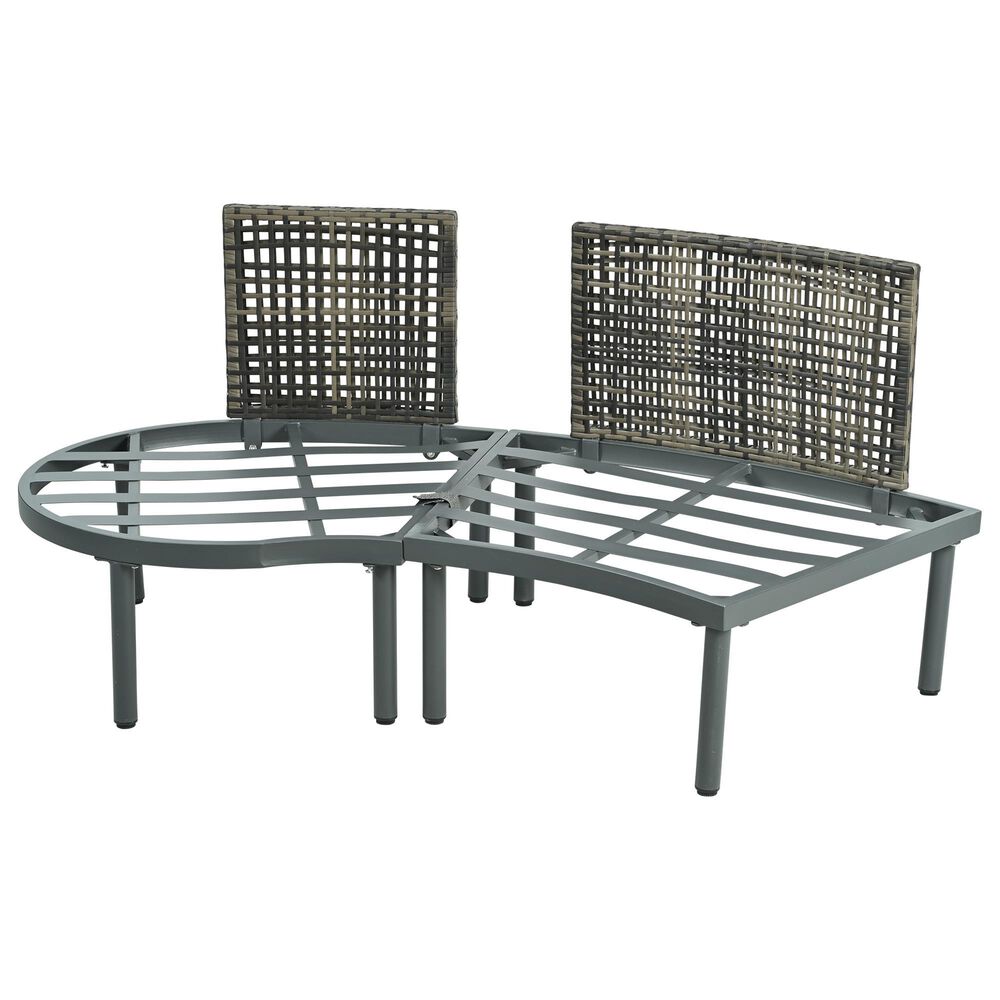 HOMLUX 8-Piece Patio Sofa Furniture Set in Gray, , large