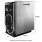 Cafe 24" Built-In Smart Dishwasher in Platinum Glass, , large