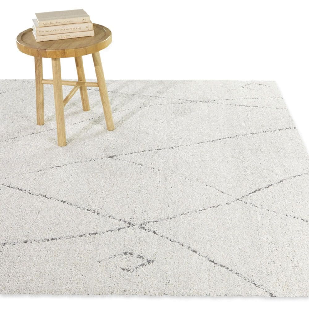 Balta Rugs Parnas 5&#39;3&quot; x 7&#39; Cream Area Rug, , large