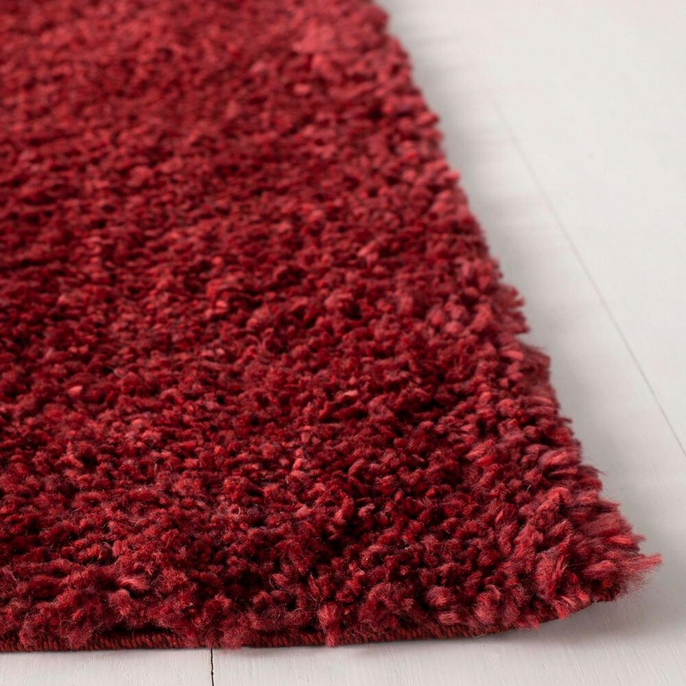 Safavieh August Shag 5&#39;3&quot; x 7&#39;6&quot; Burgundy Area Rug, , large
