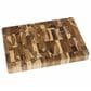 Lipper Small Teak End Grain Chopping Block in Brown, , large