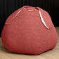Jaxx HopSeat Bunny Oval Shaped Large Bean Bag Chair in Rosewood, , large